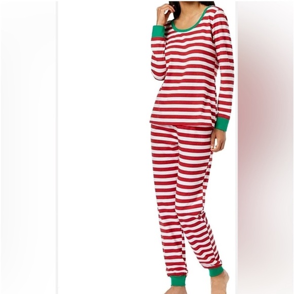 Macy’s Family PJs Women’s Set Holiday Stripe Christmas Pajamas Plus Size XXL NWT - Picture 3 of 12